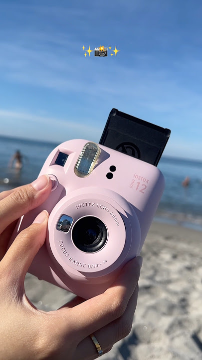 The beach and an instax mini 12 camera π€πΈβ¨ #instax #instaxmini12 #instaxmini #instaxcamera