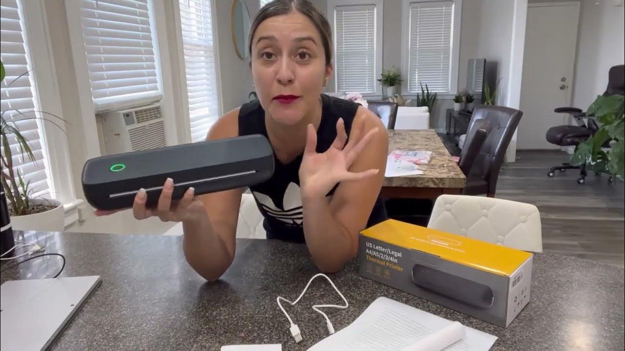 Aixiqee Portable Wireless Printer, Thermal Bluetooth Printer Review