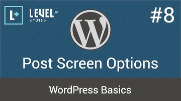 Lesson 23a: Configure Advanced WordPress Post Screen Options and Features with default Block Editor
