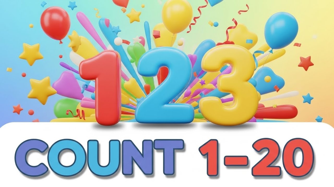 Counting 1 to 20 for Kids 🔢 | Fun Numbers Song | Learn Counting Easy Way