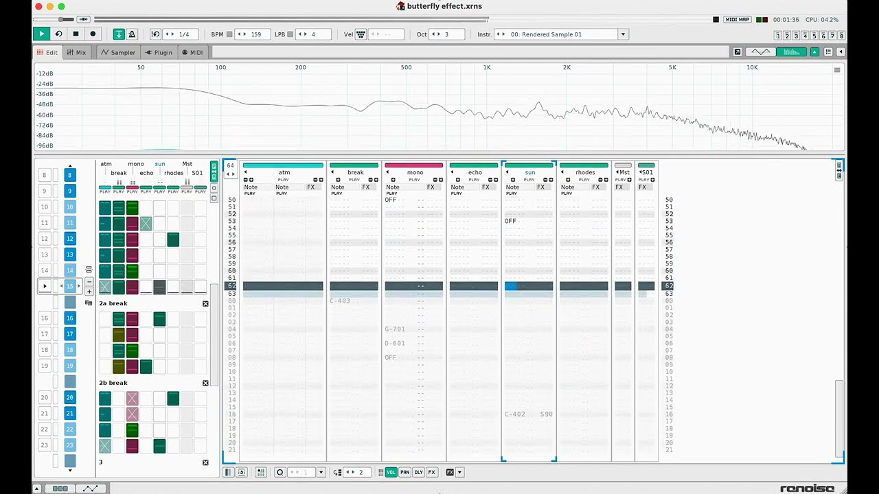 butterfly effect / atmospheric dnb & jungle