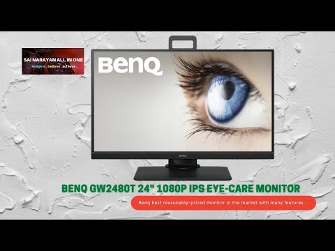 BenQ GW2480T Monitor  | Unboxing and Setup & Review  | Eye Care Monitor | Odia