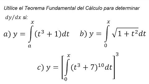 04. Derivada de una Integral utilizando el Teorema Fundamental del Cálculo (caso 1, 2 y 3)