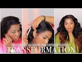 MOST NATURAL OMBRÉ HD LACE FRONTAL INSTALL, Beach Waves+ Pre Colored Unit. YGWigs
