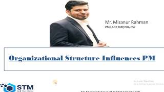 Organization structure Influence project management | Functional, Matrix, Projectized organization