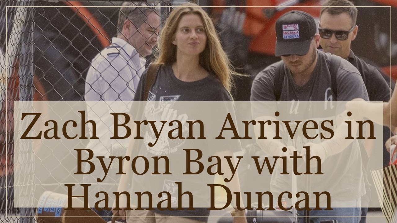 Zach Bryan Arrives in Byron Bay with Hannah Duncan