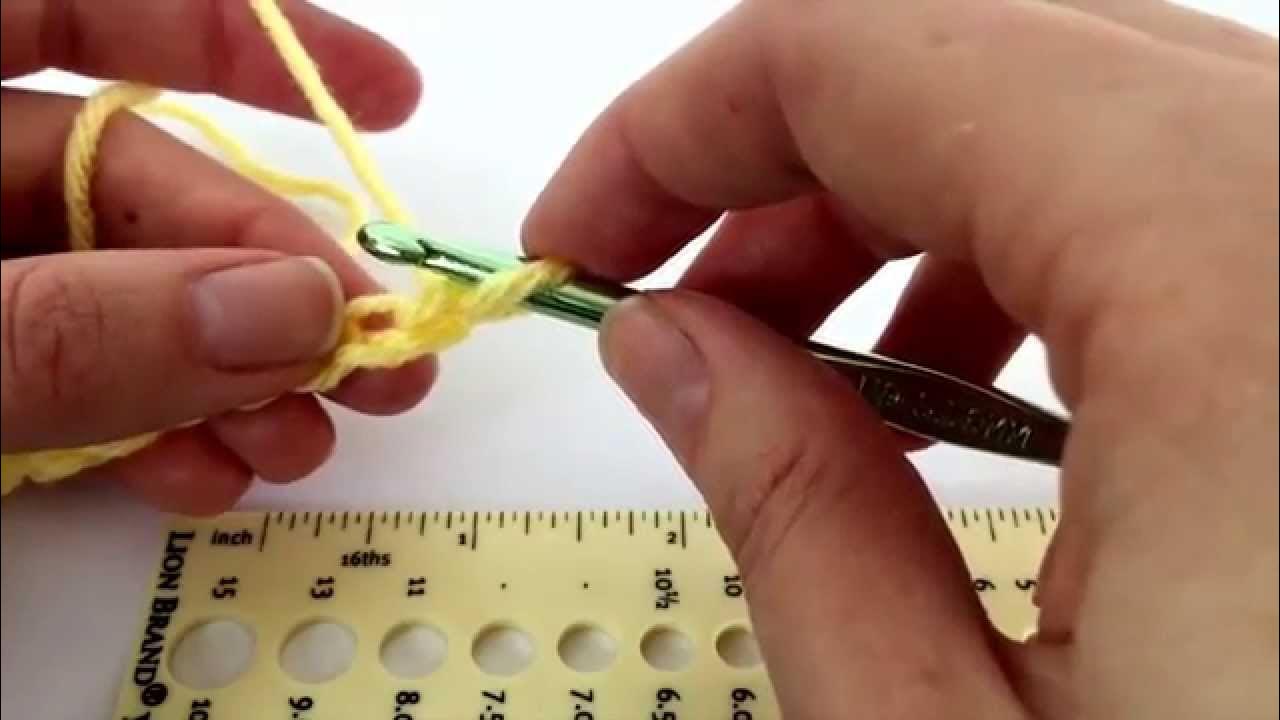 How to Make and Measure a Crochet Gauge Swatch YouTube