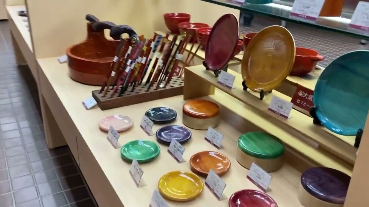 第八十九回 山中漆器【石川県】日本の伝統工芸 山中漆器伝統産業会館 その②(最終) 