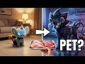 I got a pet Shinx (Luxaray) | Pokemon in real life