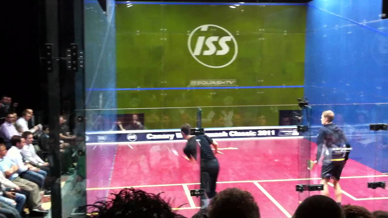 ISS Canary Wharf Squash Classic Round 1 - Barker vs Temple 1.MOV