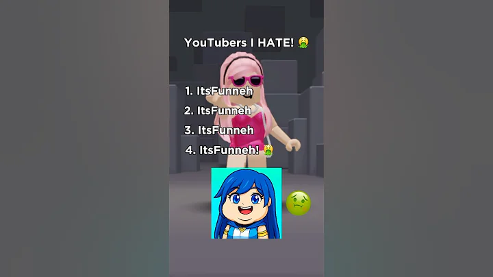 EWW ITSFUNNEH 🤮💩 #roblox #robloxshorts #shorts #youtubefeed #fyp #itsfunneh #krew