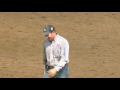 Riley Duvall at Duvall's Steer Wrestling Jackpot