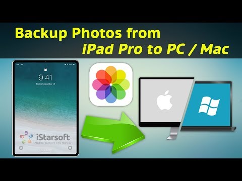 How to backup photos from ipad pro pc / mac