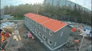 Timelapse-film från BRF Saffransbyn, Gårdsten