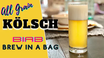Kölsch Style Beer -All Grain Brew in a Bag Grain to Glass - Wyeast 2565