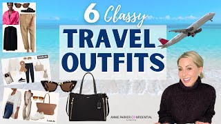 6 Chic Travel Outfits: Classy, Cute & Comfy ✈️ *✨SHOP MY TRAVEL LOOKS & LINKS BELOW✨*