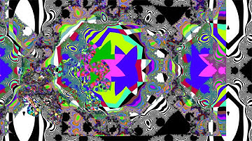 Mandelbrot Inverse z=z^2+c Kaleidoscope (4K)