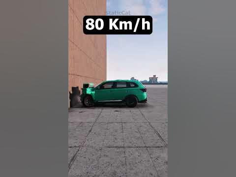 Mitsubishi Outlander Crash Test - BeamNG.drive - YouTube