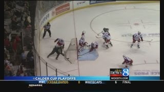 Game 4 of Calder Playoffs against Houston Aeros