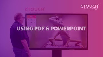 CTOUCH Riva 2 - how to use PDF & PowerPoint