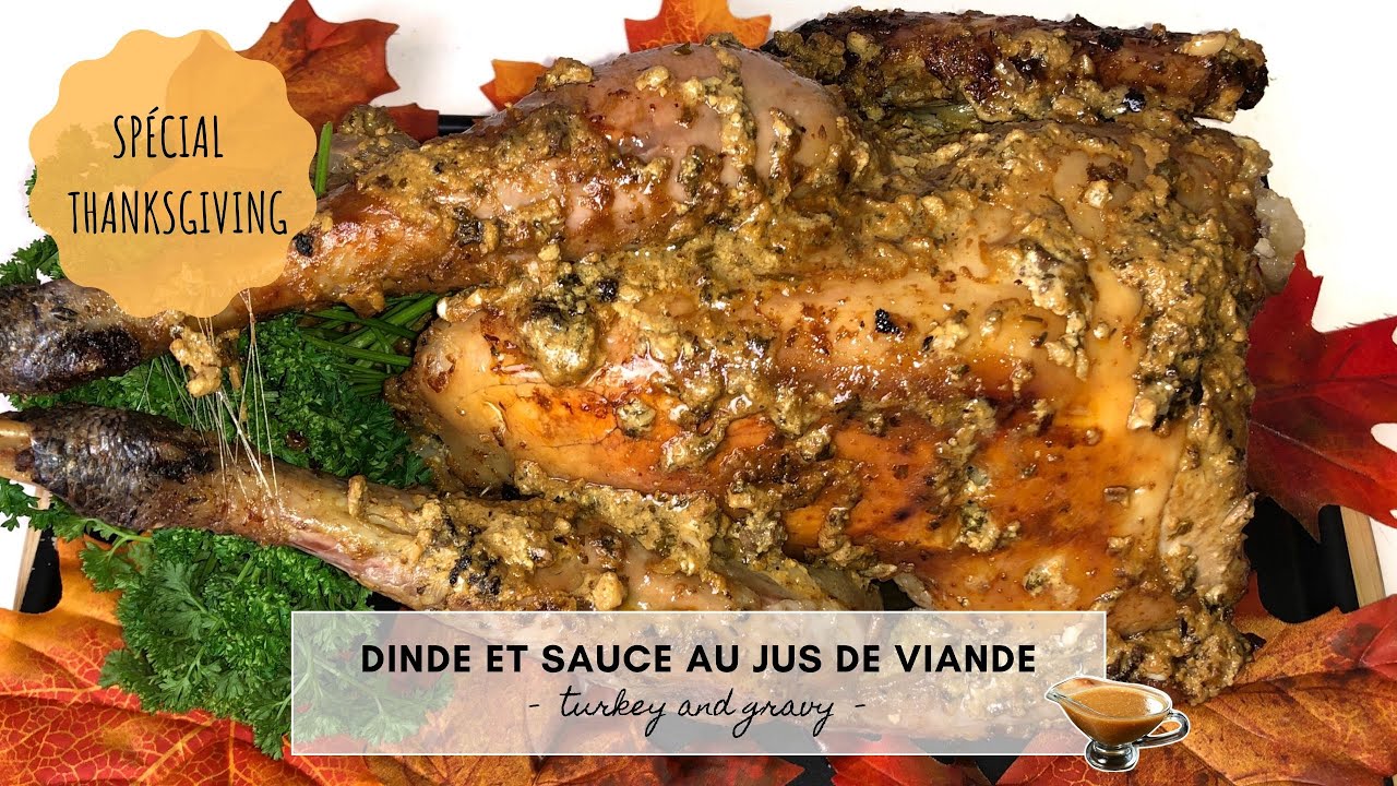 Dinde et sauce au jus de viande *SPECIAL THANKSGIVING* (turkey & gravy