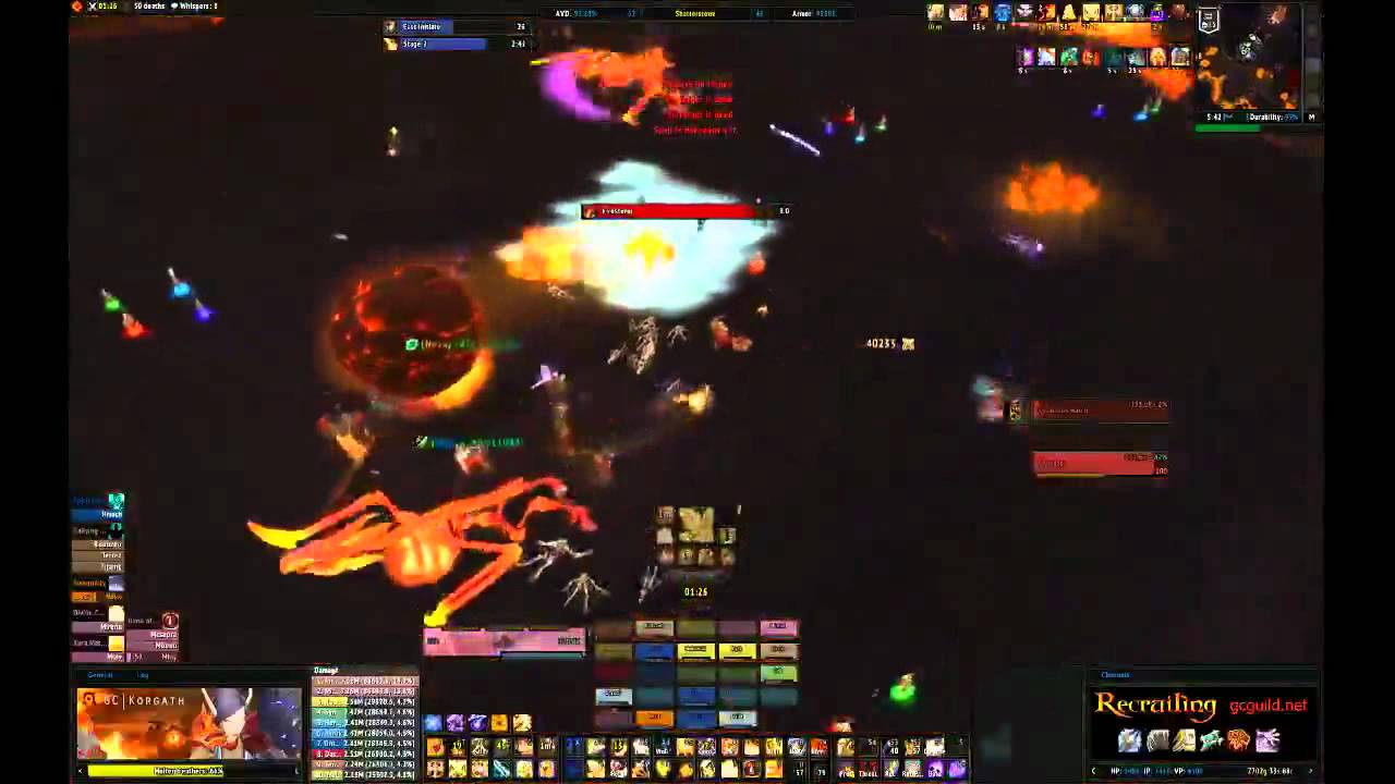 GC vs Alysrazor 25H (Killed in 1 cycle while 24-manning)