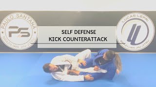 Bjj Self defense: kick counterattack