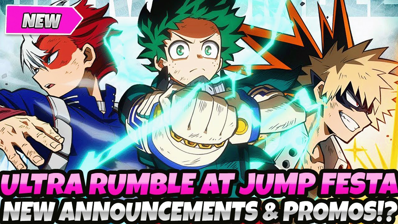 Usj Mha Ultra Rumble *ULTRA RUMBLE JUMP FESTA EVENT!* NEW ANOUNCEMENT!? PROMOS? + WHAT'S ...