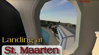 Landing at St. Maarten | Passenger Seat