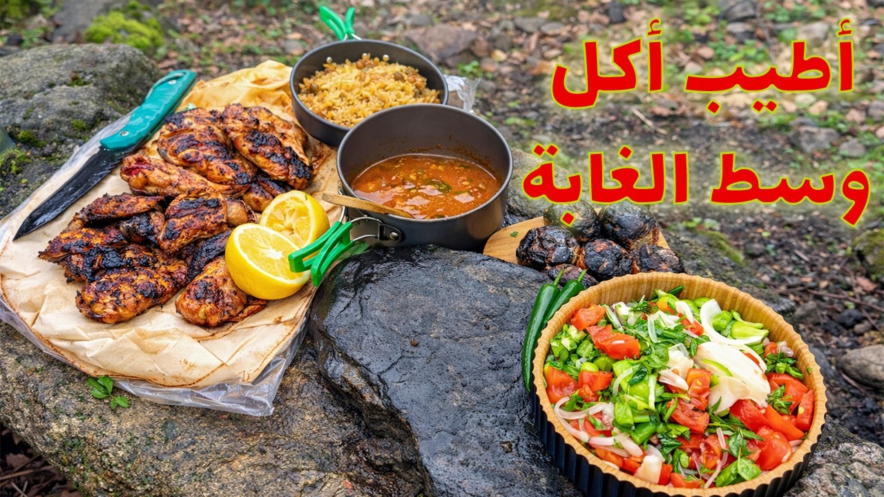 🌲 أطيب أكل جربته بحياتي كان هنا!