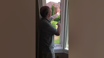 How to open a casement window when the lock handle is broken off in the locked position
