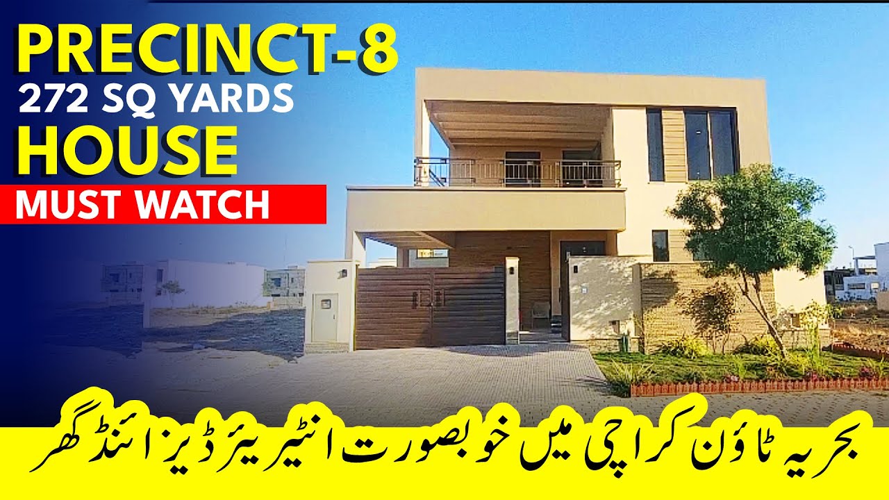 Bahria Town Karachi House in Precinct 8 Inside Tour YouTube