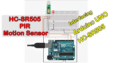 Interfacing HC-SR505 Mini PIR Motion Sensor with Arduino UNO