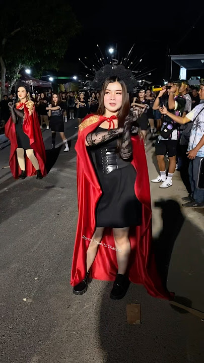 Kostum vampir Karnaval Temurejo Banyuwangi