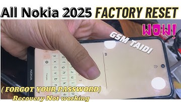 Nokia X100 Factory Reset /FRP Bypass 2025 Any Security /All Nokia Reset Password