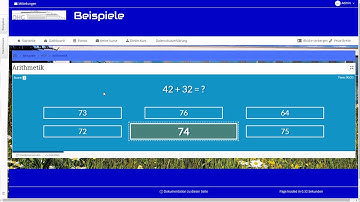 Moodle: H5P - Arithmetic Quiz