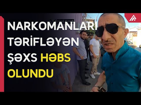 Narkotik satanlara söyən şəxs özü “bariqa” imiş - APA TV