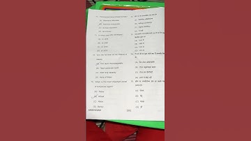 Bsc 4 Semester Botany Question Paper 2023 | #bsc #botany #shorts