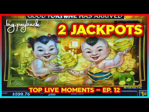 RARE WINS & JACKPOTS! Top Casino Moments LIVE! (Ep. 12)