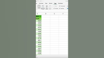 Freeze Panes in Excel
