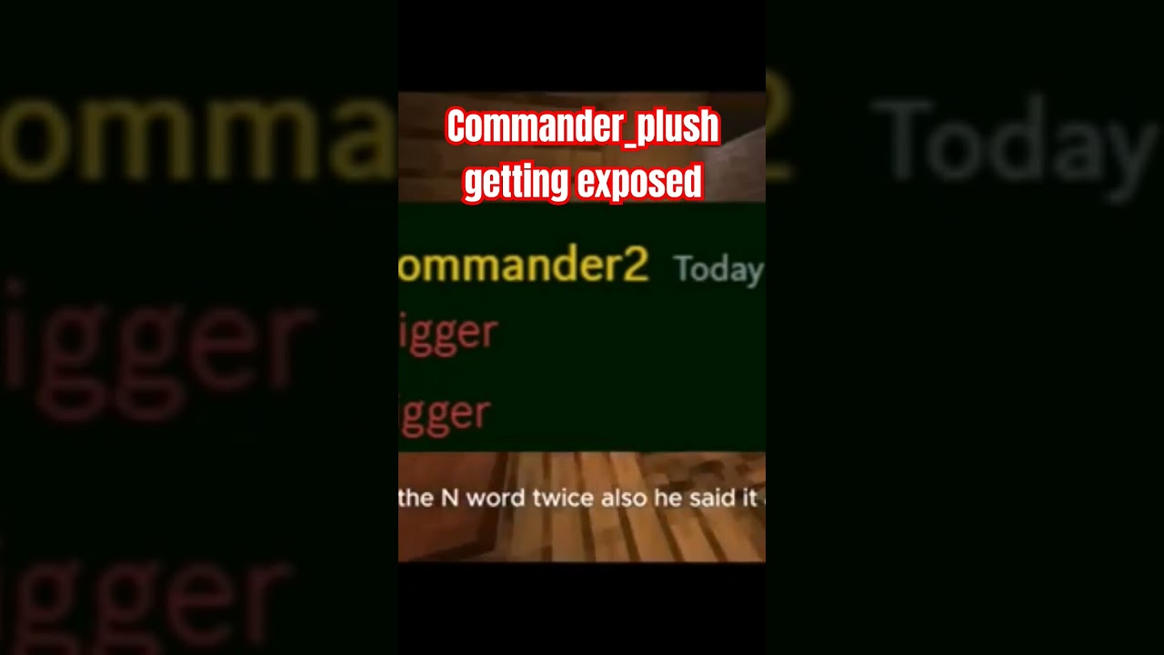 commander_plush is getting exposed with this one💀💀 