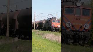 EU07-078 z cygarami przejazdem przez Babice na Zator
