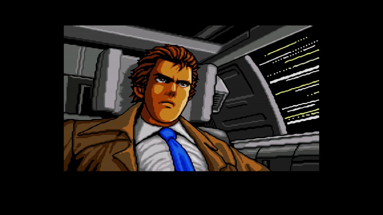 Snatcher (SEGA-CD) -  Intro & Titles (1440x1080 @ 60fps 4xBRZ)