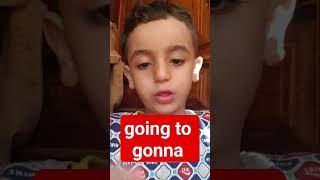 ازاي تقول going to =gonna مع ميدو fantastic 👏 👌 #english #connection