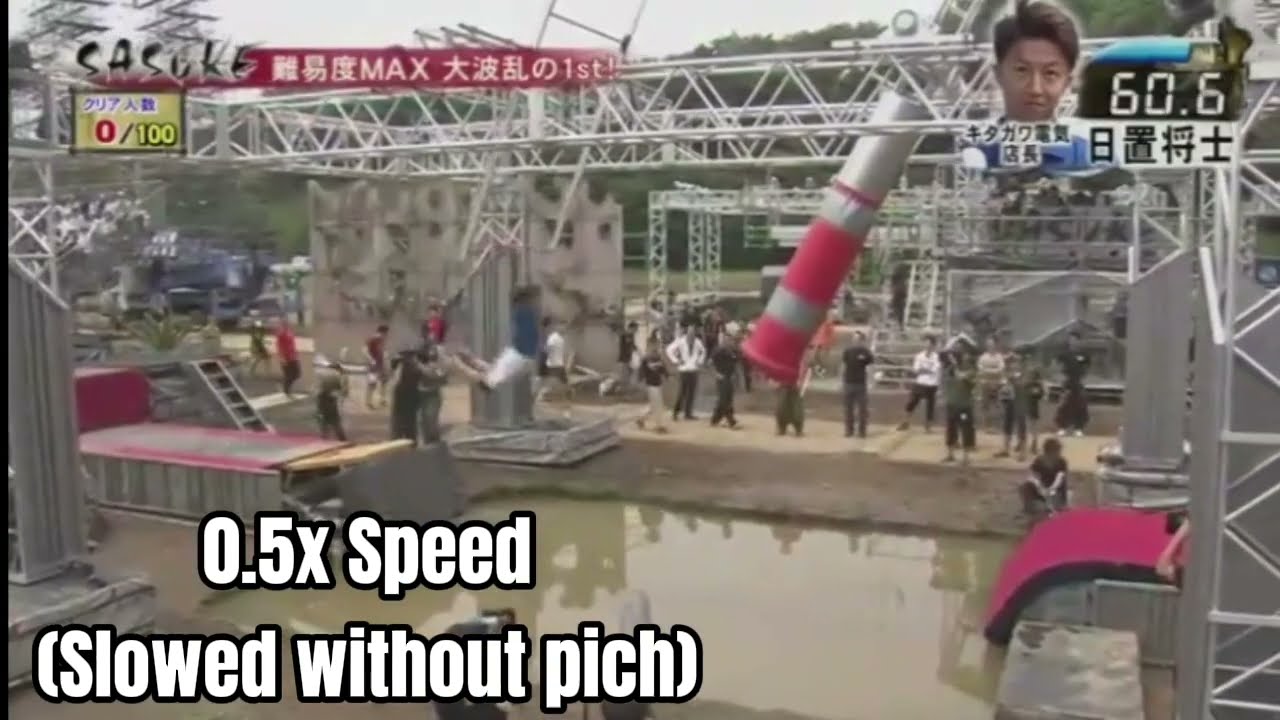 SASUKE 32 (2016) - Masashi Hioki Fails the Double Pendulum in Different Memes