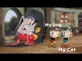 The Cuphead Show No Fighting Meme - My Dog and My Cat