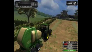 Farming Simulator 2011|| Grass PARTY!!