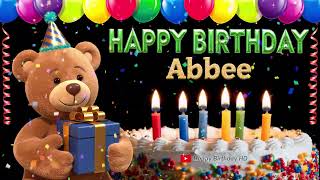 Abbee Happy Birthday To You - Happy Birthday Song Name Abbee