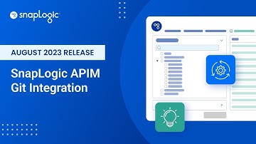 SnapLogic APIM Git Integration August 2023 Release