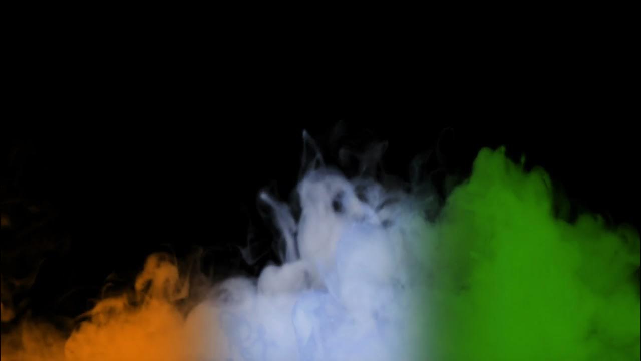 Indian flag background video HD | Indian Tri-color flag smoke | Indian flag  whatsapp status #4 - YouTube